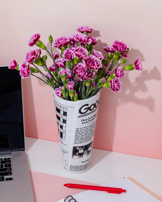 Newspaper Vase